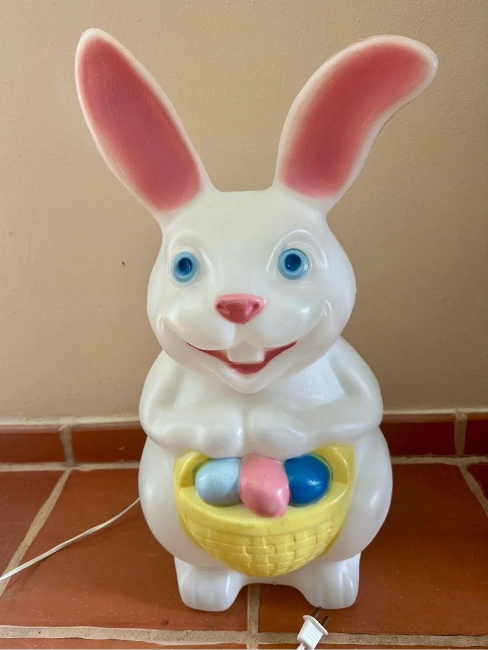 Vintage Empire Easter Bunny Light Up Blow Mold
